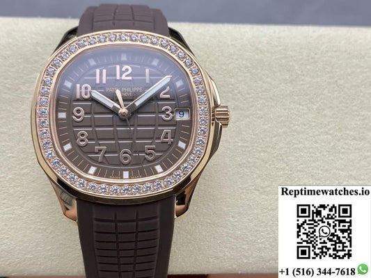 Patek Philippe AQUANAUT 5268-200R-010 GR Factory Transparent Case Back