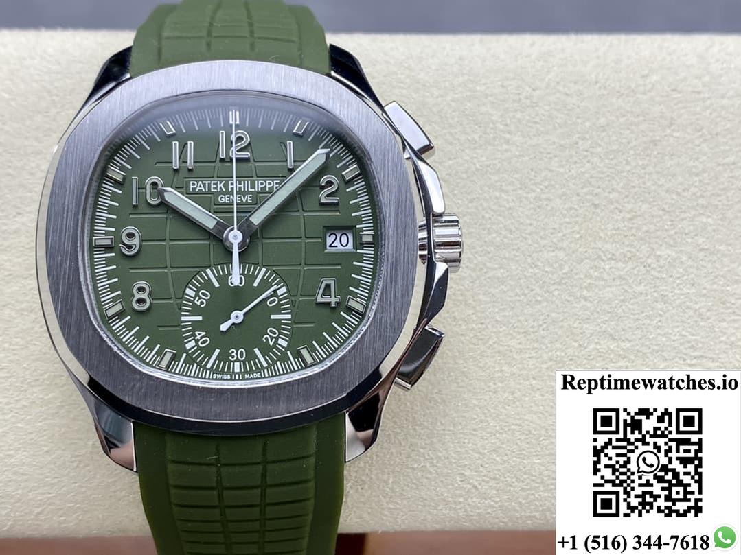 Patek Philippe AQUANAUT 5968G-010 GR Factory Date Display
