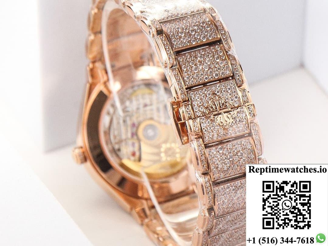 Patek Philippe TWENTY~4 7300-1450R-001 SJ Factory Diamond Crown