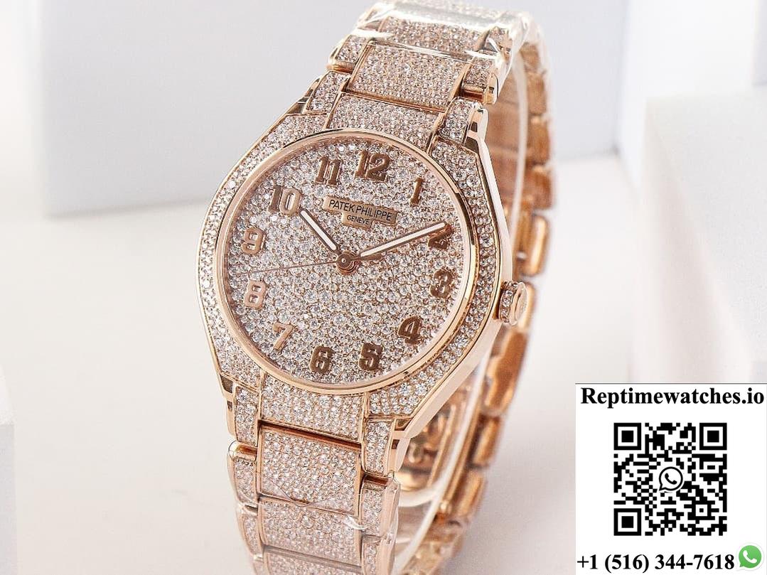 Patek Philippe TWENTY~4 7300-1450R-001 SJ Factory Diamond Crown