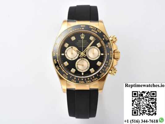 Rolex Daytona M126518ln-0005 Clean Factory Rubber Strap