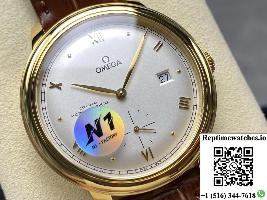 Omega De Ville 434.53.41.20.02.001 N1 factory white dial