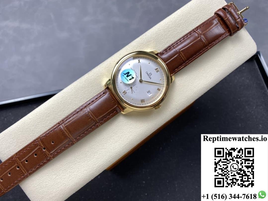 Omega De Ville 434.53.41.20.02.001 N1 factory white dial