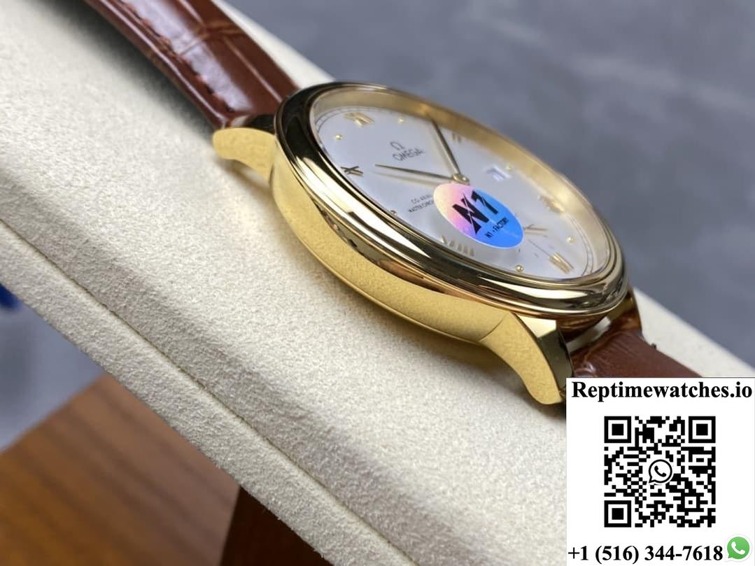 Omega De Ville 434.53.41.20.02.001 N1 factory white dial