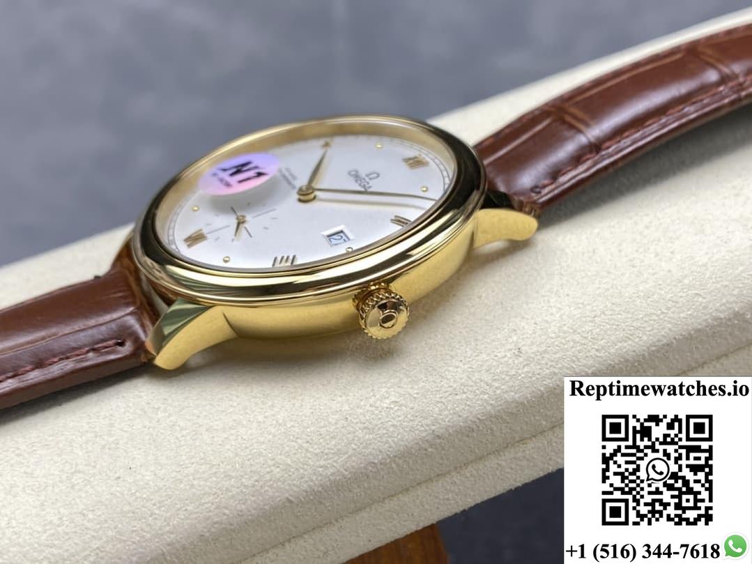 Omega De Ville 434.53.41.20.02.001 N1 factory white dial