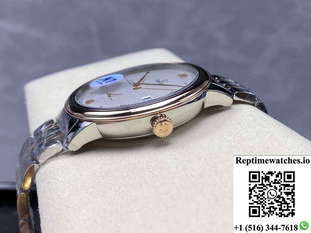 Omega De Ville 434.20.41.20.02.001 N1 factory gold color bezel