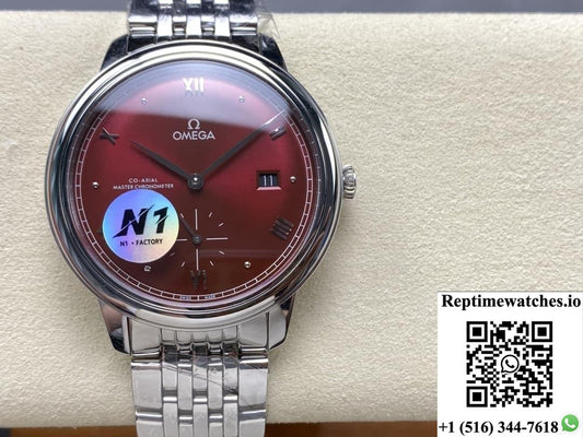 Omega De Ville 434.10.41.20.11.001 N1 factory stainless steel strap