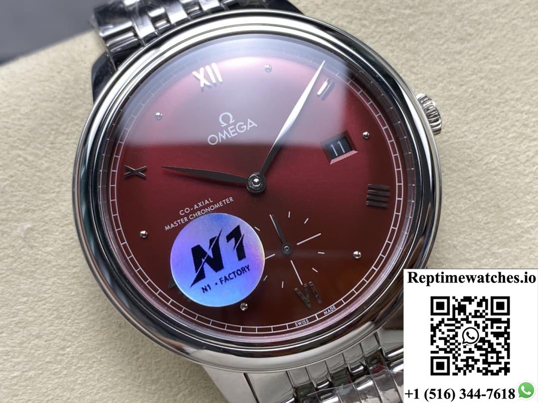 Omega De Ville 434.10.41.20.11.001 N1 factory stainless steel strap