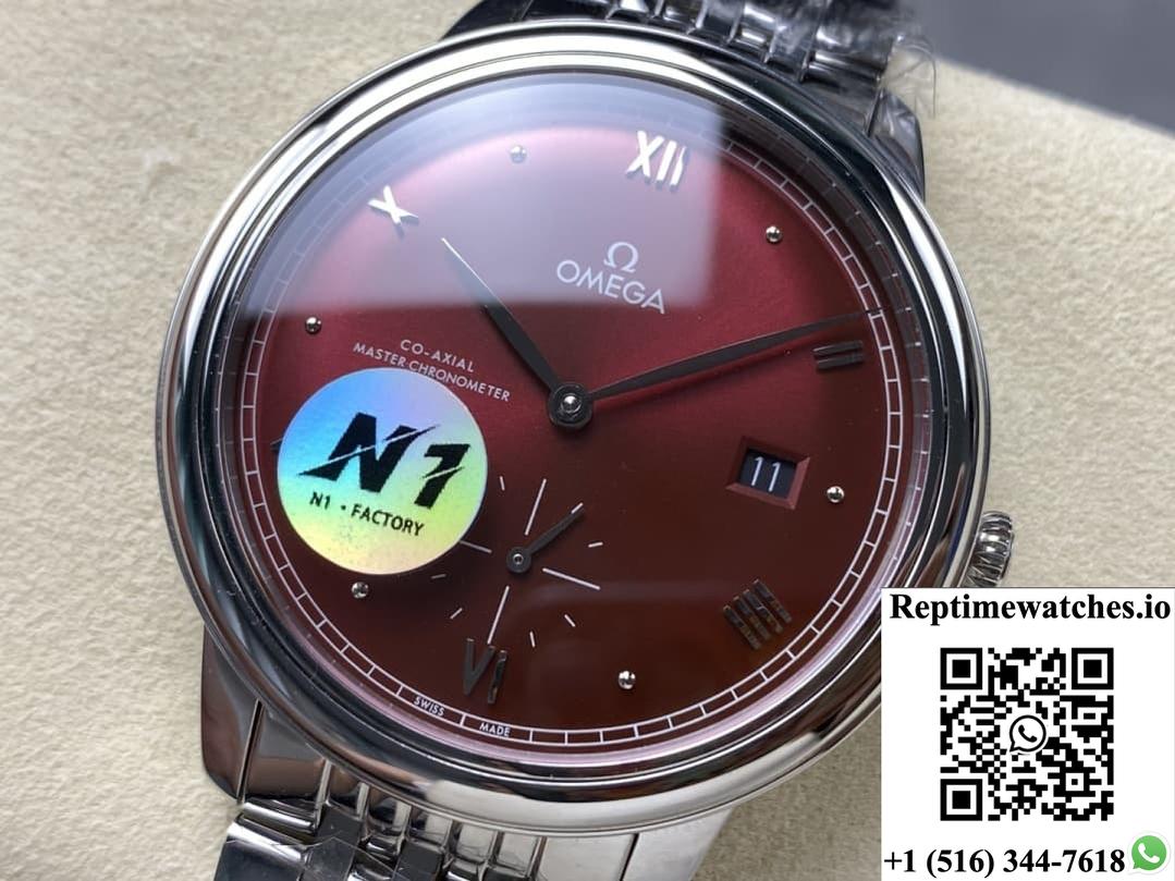 Omega De Ville 434.10.41.20.11.001 N1 factory stainless steel strap