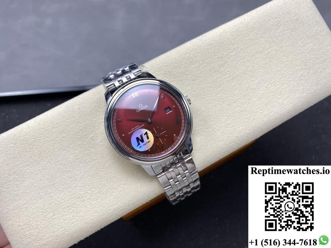 Omega De Ville 434.10.41.20.11.001 N1 factory stainless steel strap