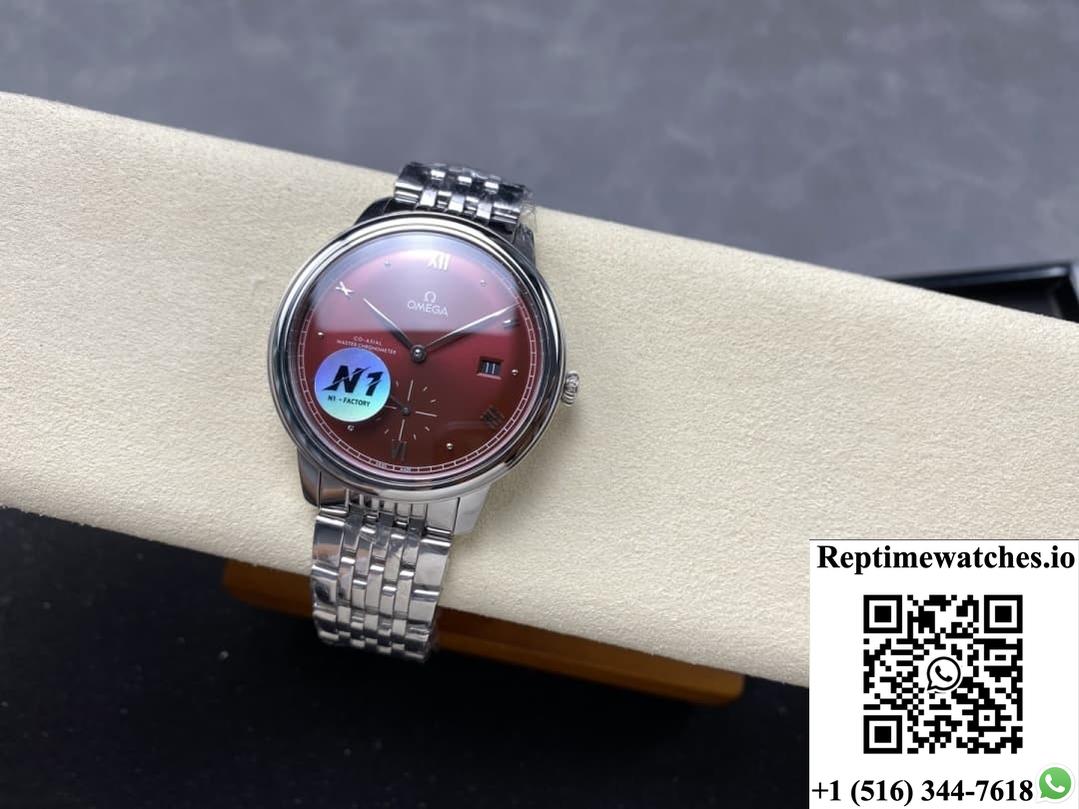 Omega De Ville 434.10.41.20.11.001 N1 factory stainless steel strap