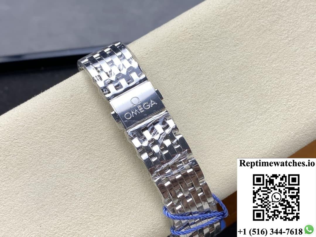 Omega De Ville 434.10.41.20.11.001 N1 factory stainless steel strap