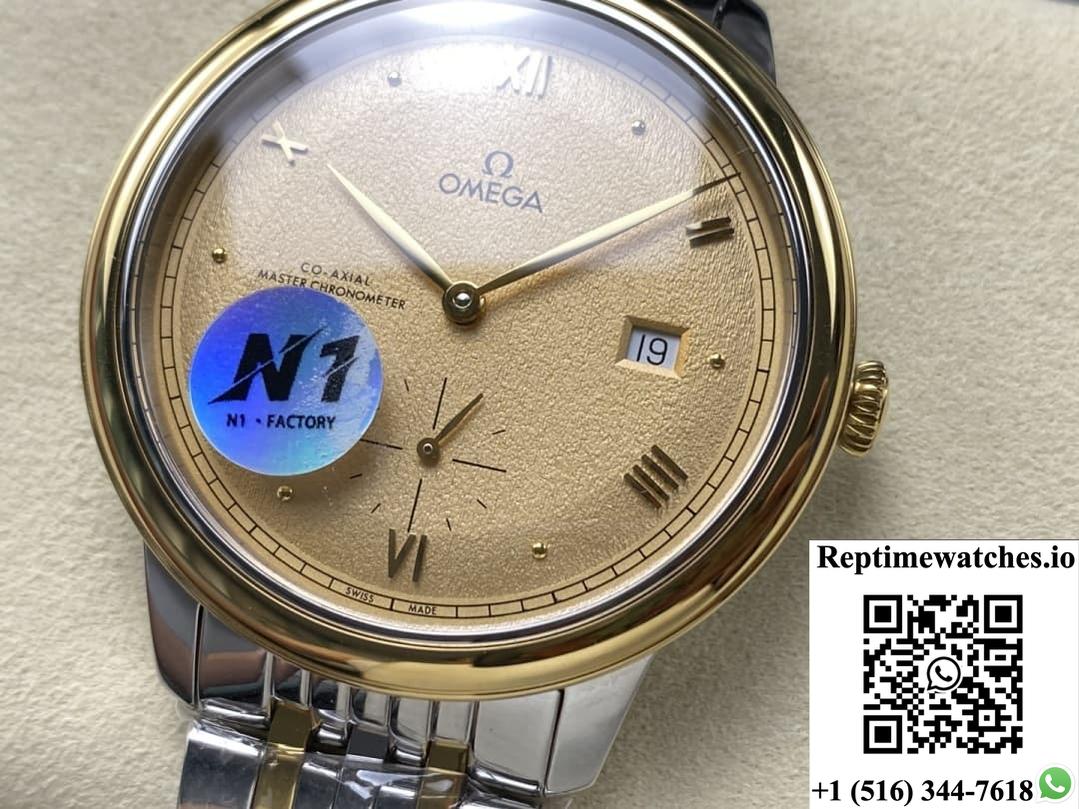 Omega De Ville 434.20.41.20.08.001 N1 factory back transparent bottom