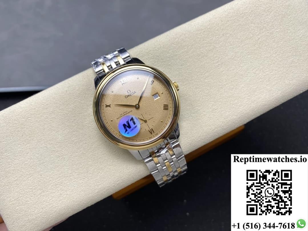 Omega De Ville 434.20.41.20.08.001 N1 factory back transparent bottom