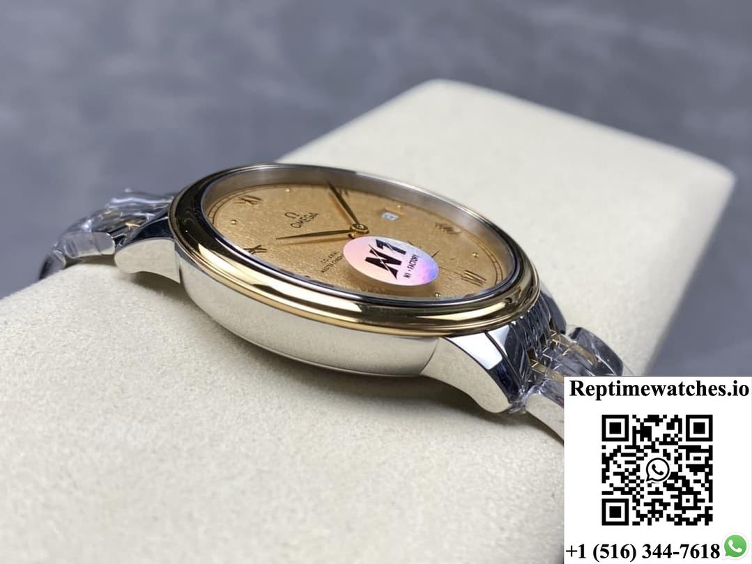 Omega De Ville 434.20.41.20.08.001 N1 factory back transparent bottom