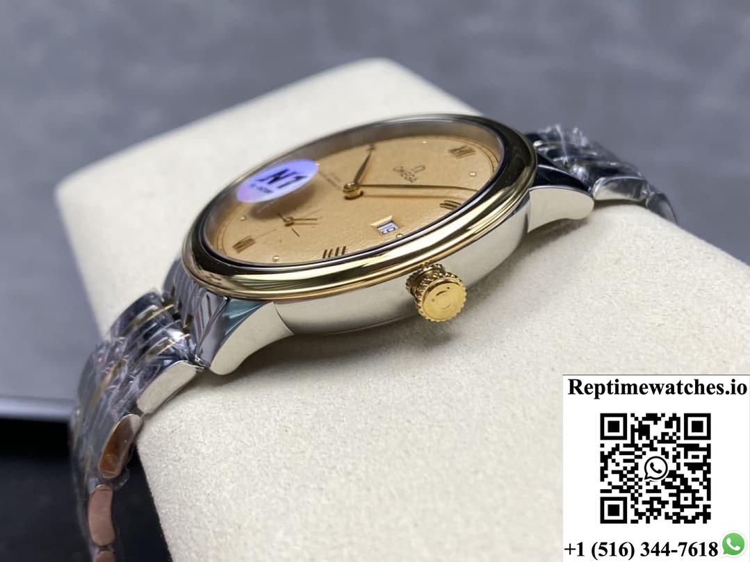 Omega De Ville 434.20.41.20.08.001 N1 factory back transparent bottom