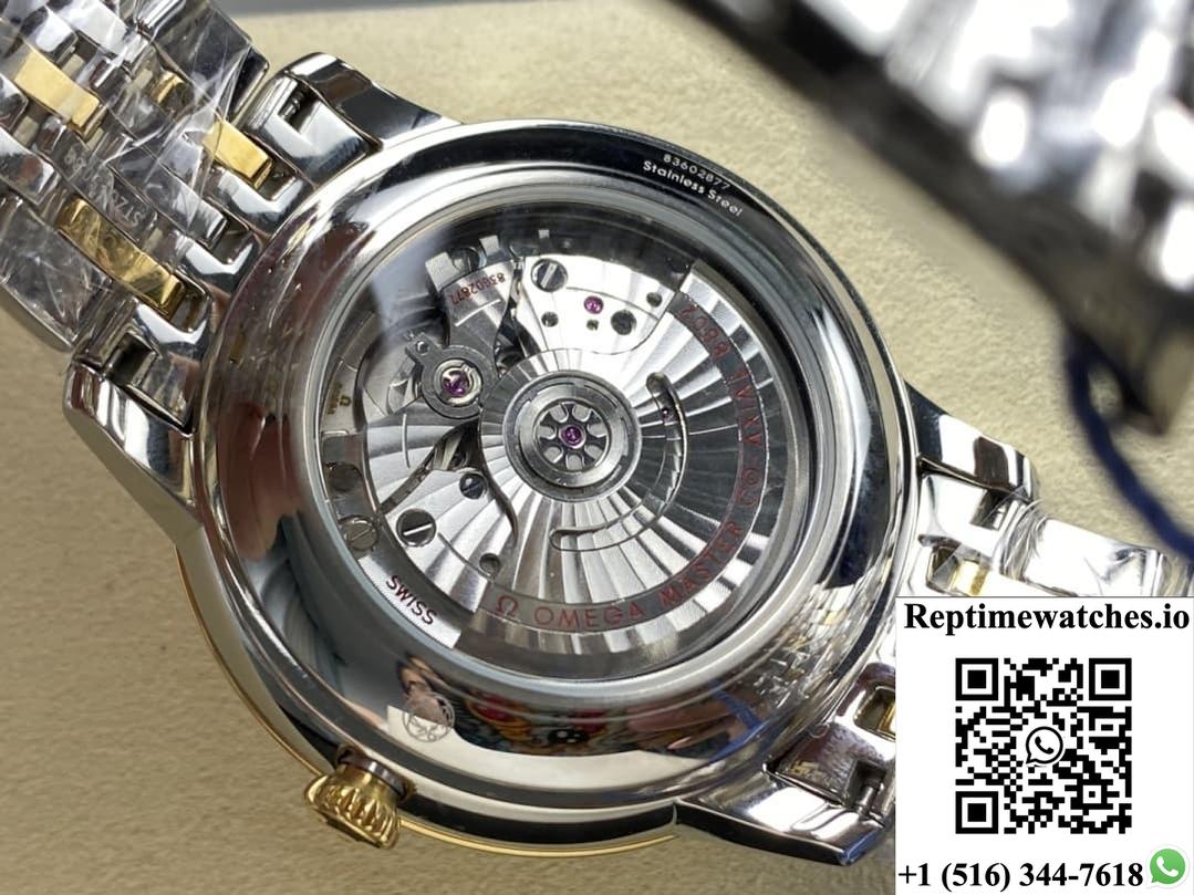 Omega De Ville 434.20.41.20.08.001 N1 factory back transparent bottom