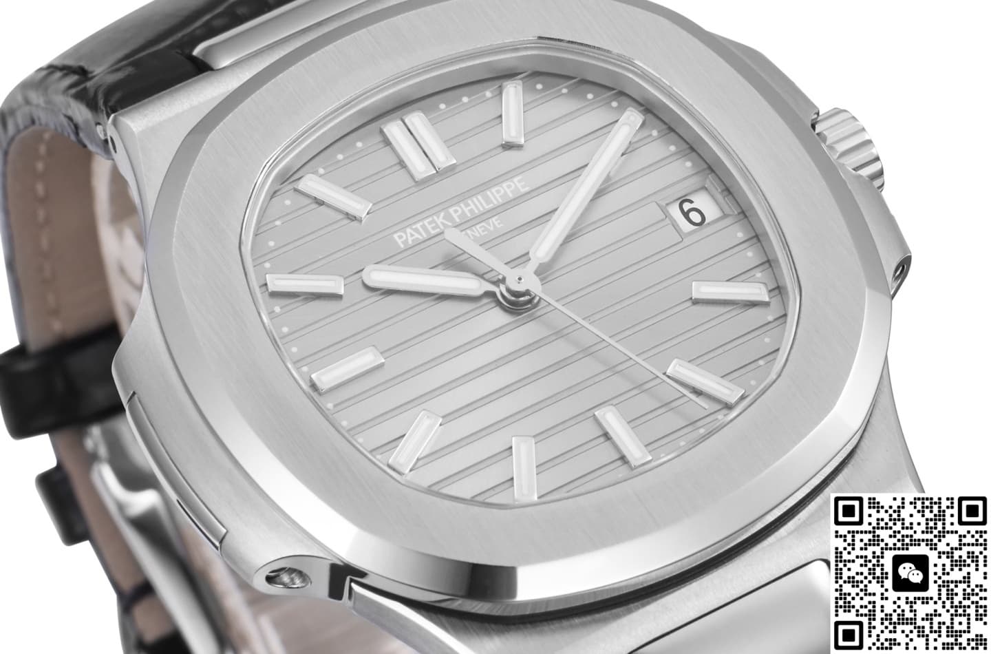 Patek Philippe Nautilus 5711G-001 BB Factory Crocodile Skin