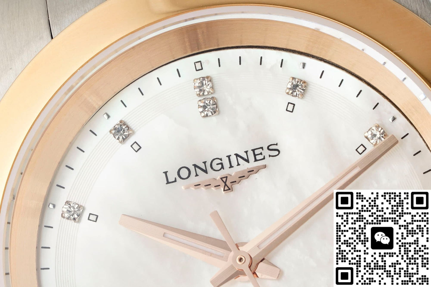 Longines Concas L3.320.5.87.6 AF Factory Rose Gold Crown