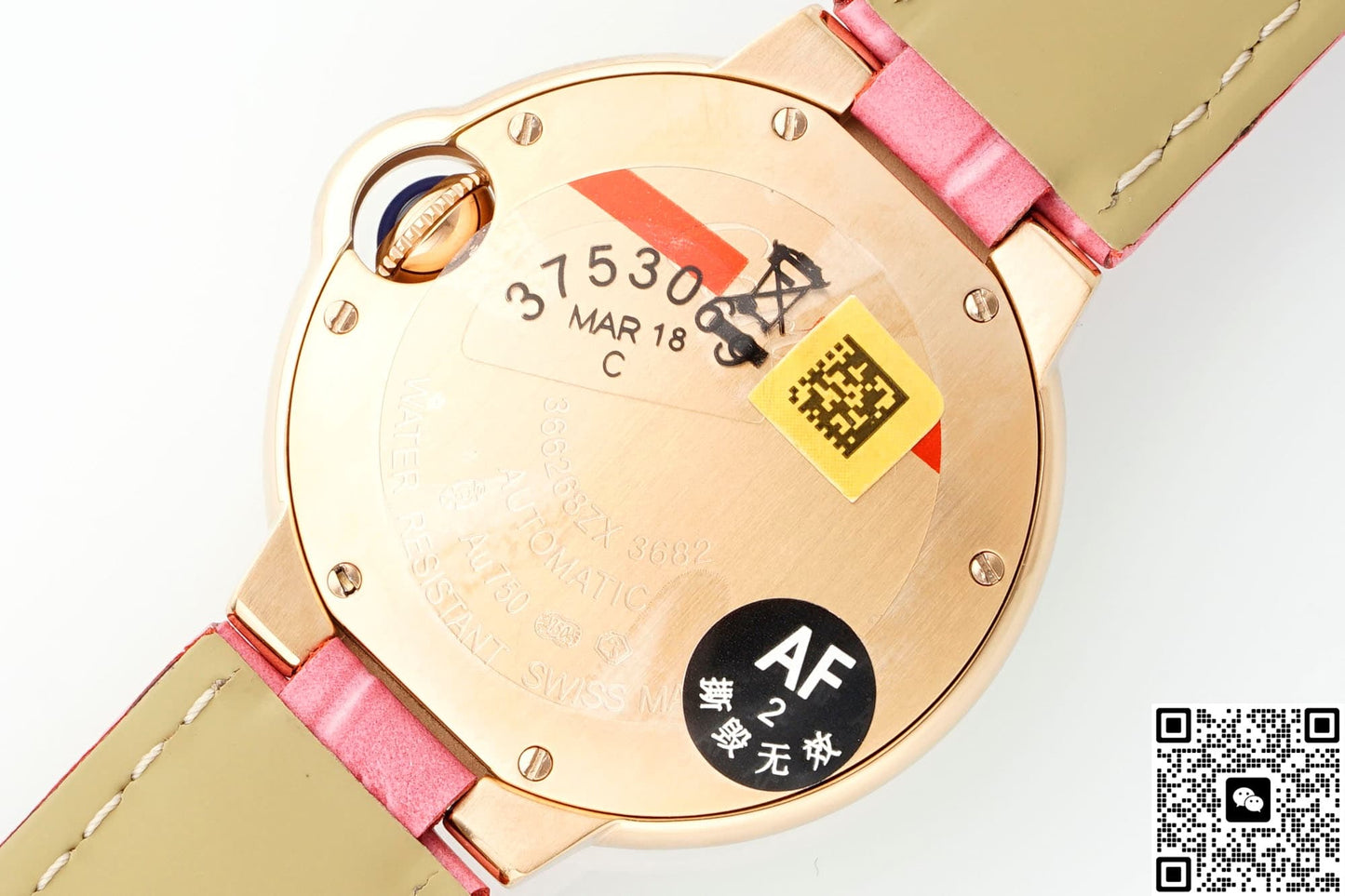 Cartier Ballon Bleu WGBB0059 AF Factory Rose Gold Case