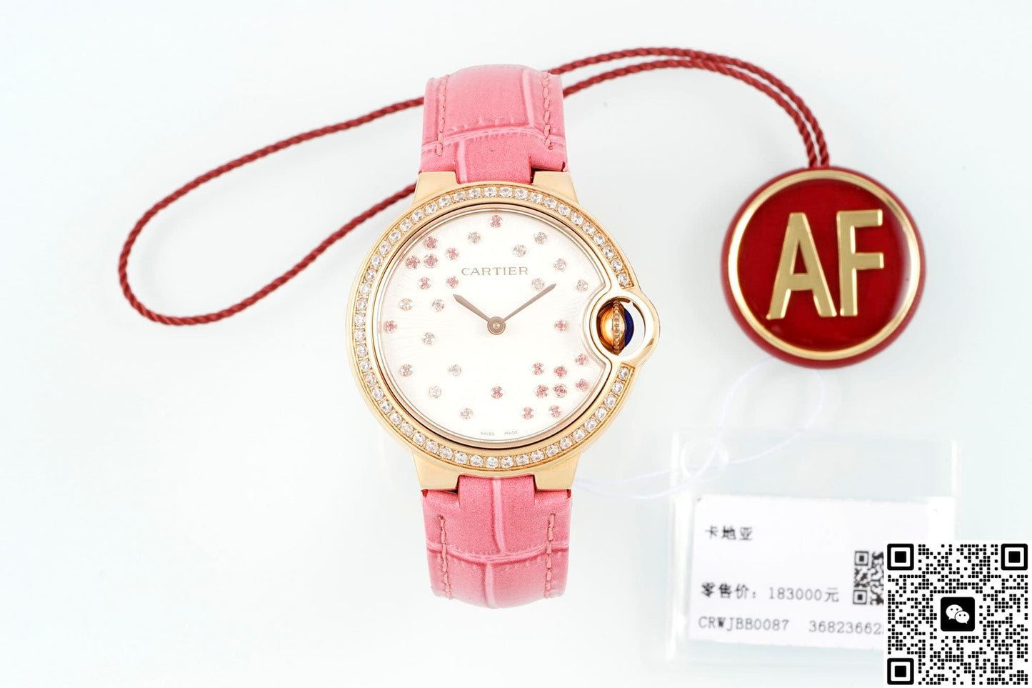 Cartier Ballon Bleu WJBB0087 AF Factory Diamond-Set Bezel