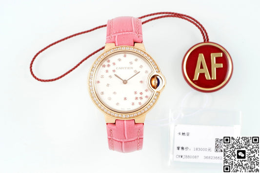 Cartier Ballon Bleu WJBB0087 AF Factory Diamond-Set Bezel