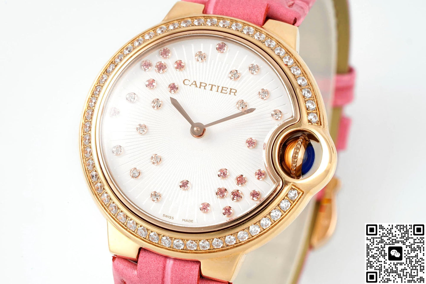 Cartier Ballon Bleu WJBB0087 AF Factory Diamond-Set Bezel