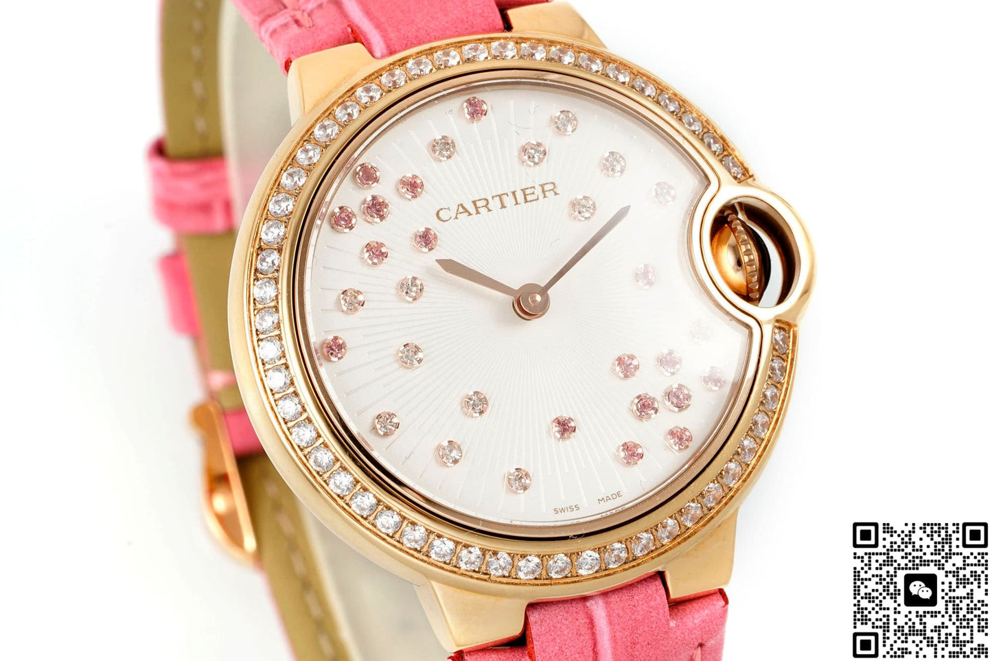 Cartier Ballon Bleu WJBB0087 AF Factory Diamond-Set Bezel