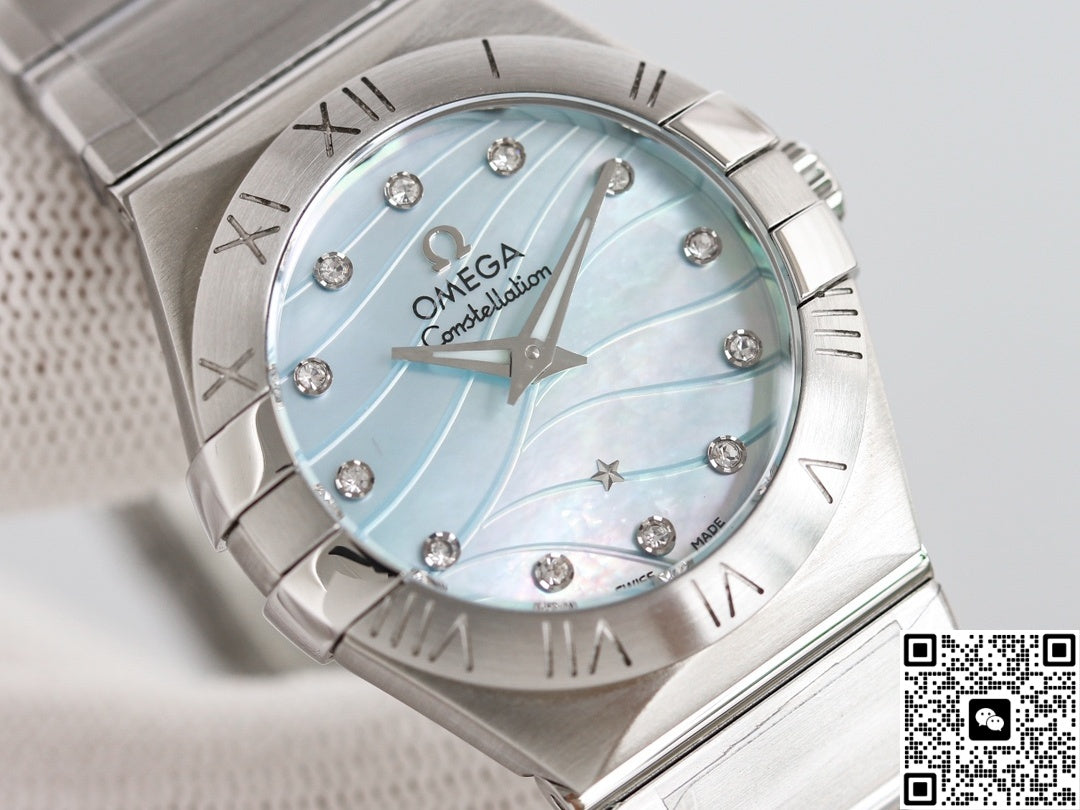 Omega Constellation 123.10.27.60.57.001 3S Factory Stainless Steel Case