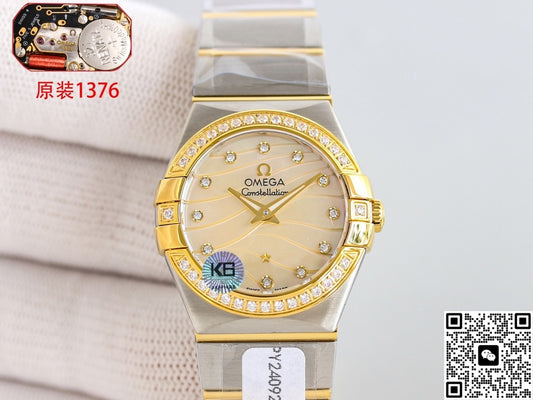 Omega Constellation 123.20.27.60.57.001 3S Factory Two-Tone Strap