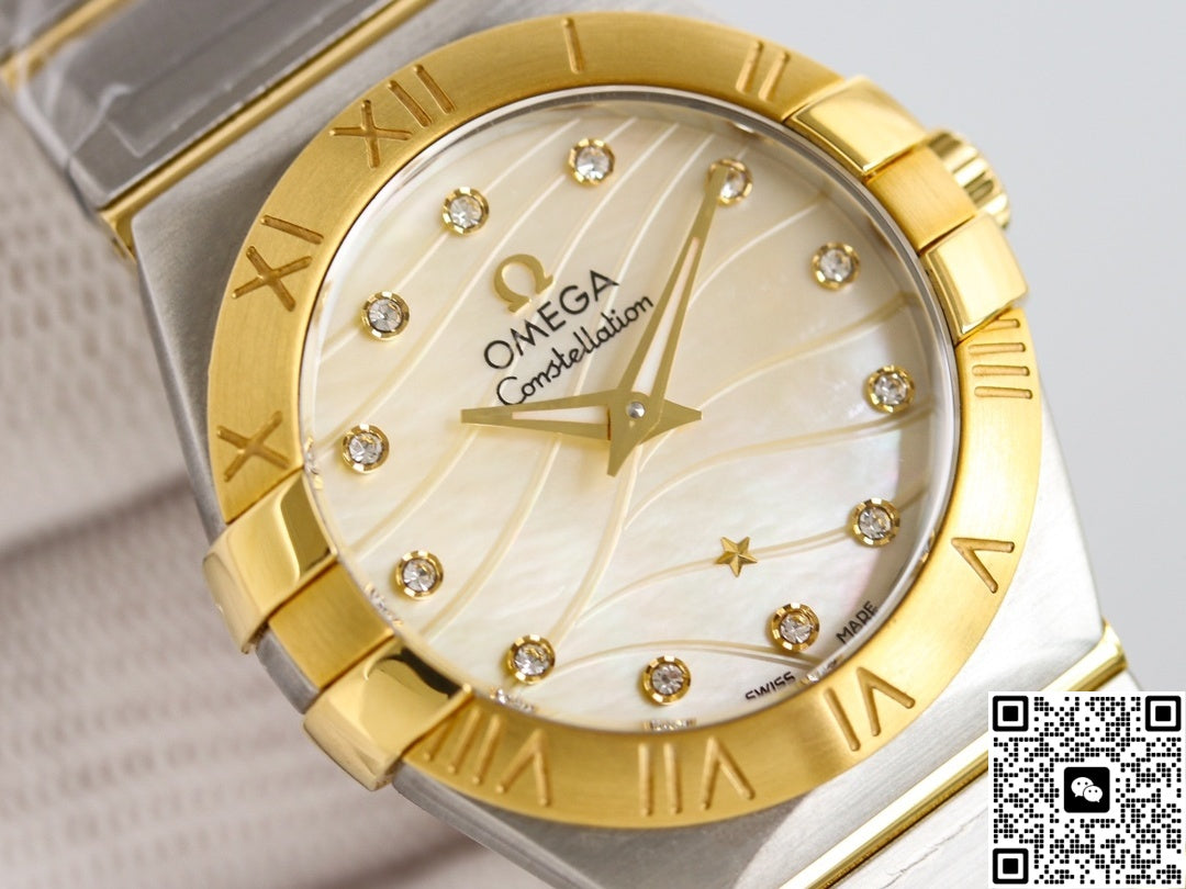 Omega Constellation 123.20.27.60.57.001 3S Factory Two-Tone Strap