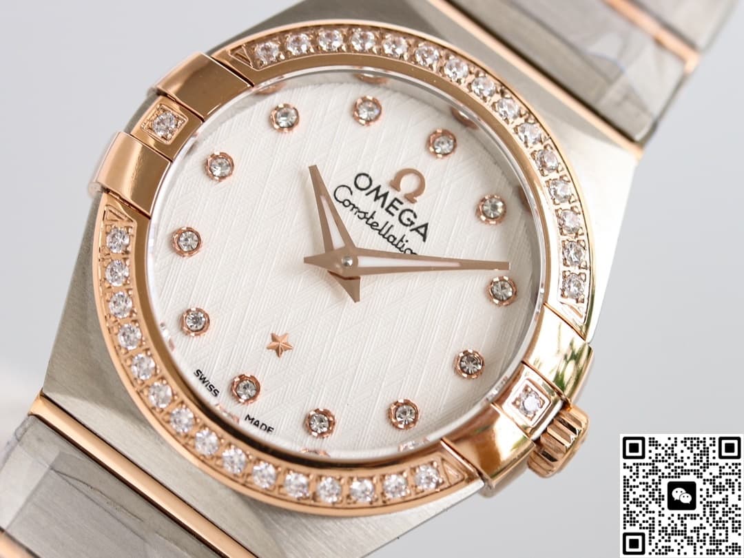 Omega Constellation 123.20.27.60.52.002 3S Factory Red Gold Bezel
