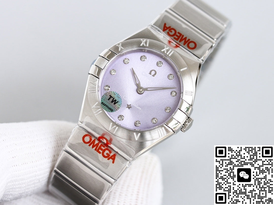 Omega Constellation 131.10.28.60.60.002 TW Factory Sapphire Crystal