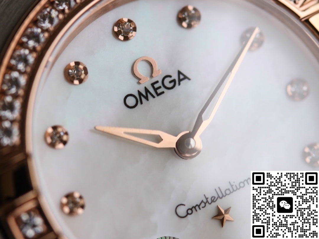 Omega Constellation 131.25.28.60.55.001 TW Factory Diamond-Set Bezel