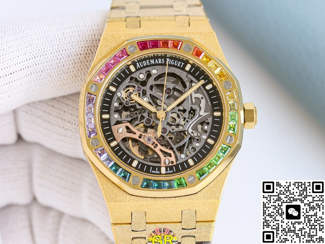 Audemars Piguet Royal Oak 15412BA.YG.1224BA.01 GR Factory Sapphire Crystal