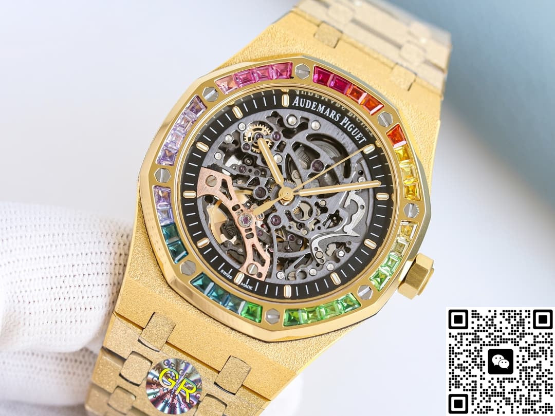 Audemars Piguet Royal Oak 15412BA.YG.1224BA.01 GR Factory Sapphire Crystal