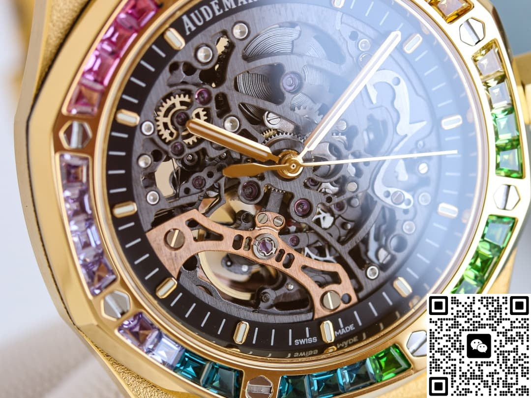 Audemars Piguet Royal Oak 15412BA.YG.1224BA.01 GR Factory Sapphire Crystal
