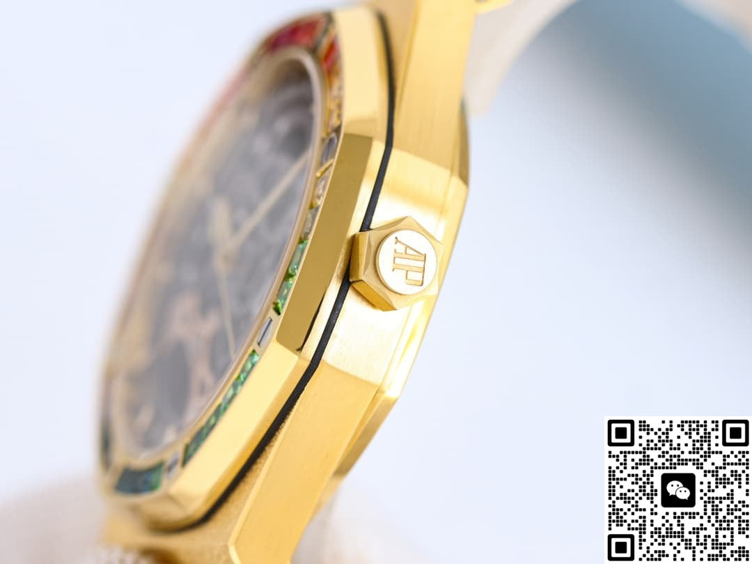 Audemars Piguet Royal Oak 15412BA.YG.1224BA.01 GR Factory Sapphire Crystal