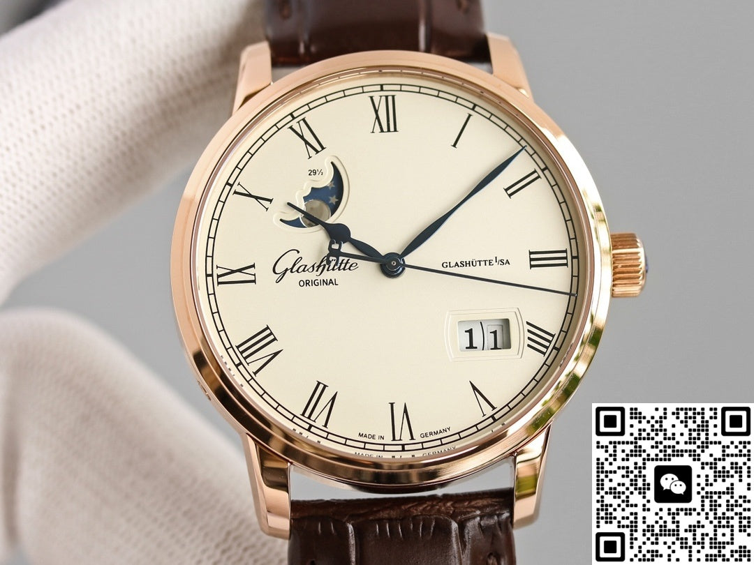 Glashutte Senator 100-04-32-15-01 V9 Factory Large Calendar