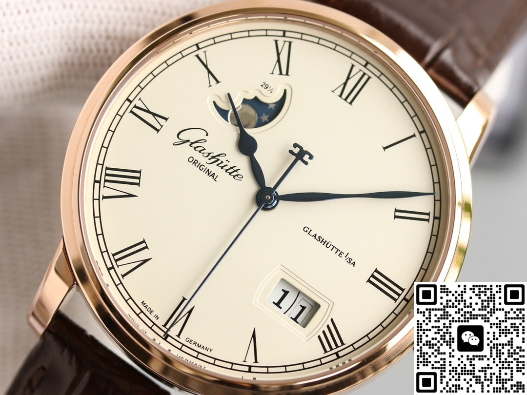 Glashutte Senator 100-04-32-15-01 V9 Factory Large Calendar
