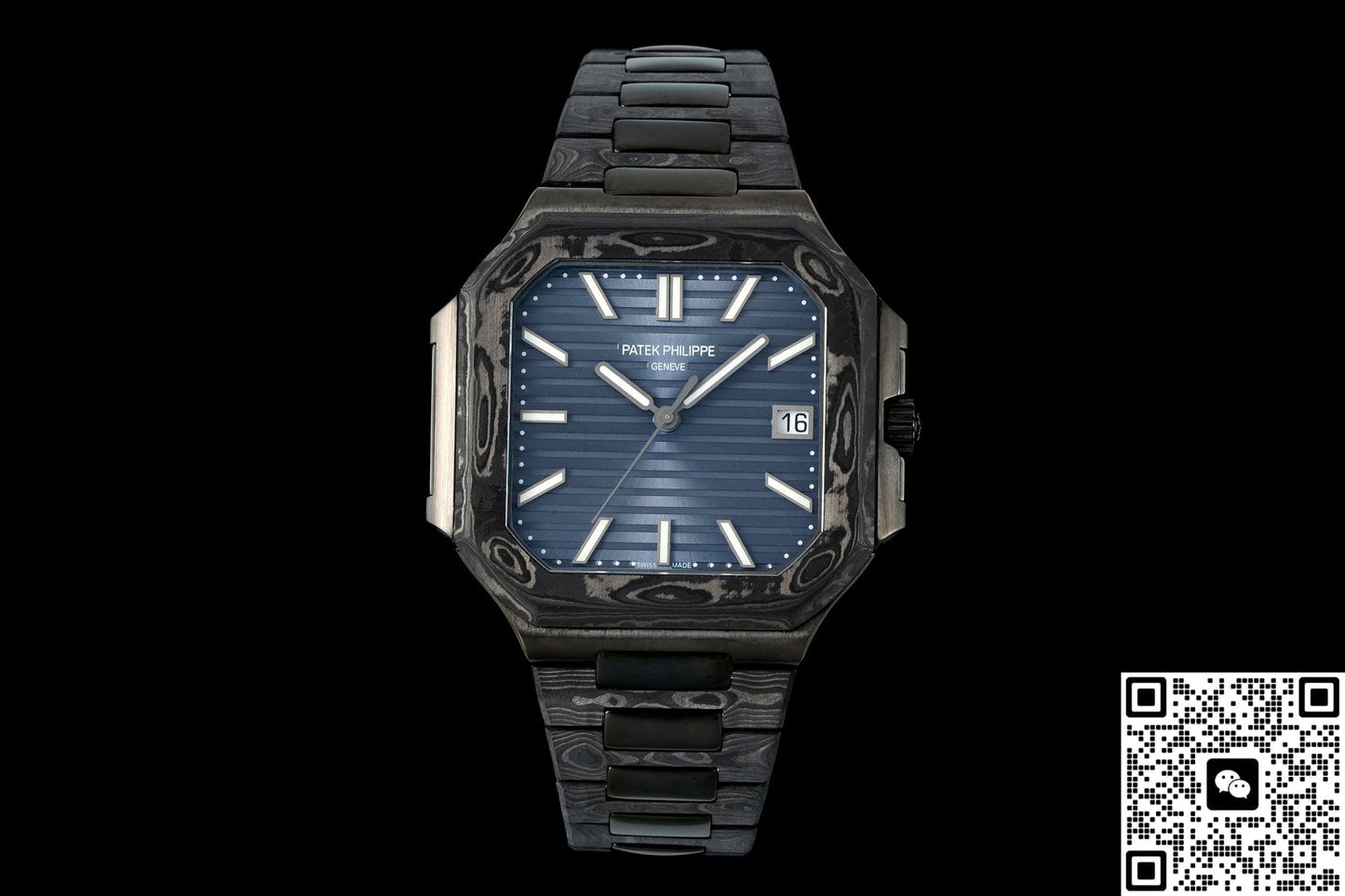 Patek Philippe CUBITUS 5821 DIW Factory Carbon Fiber Strap