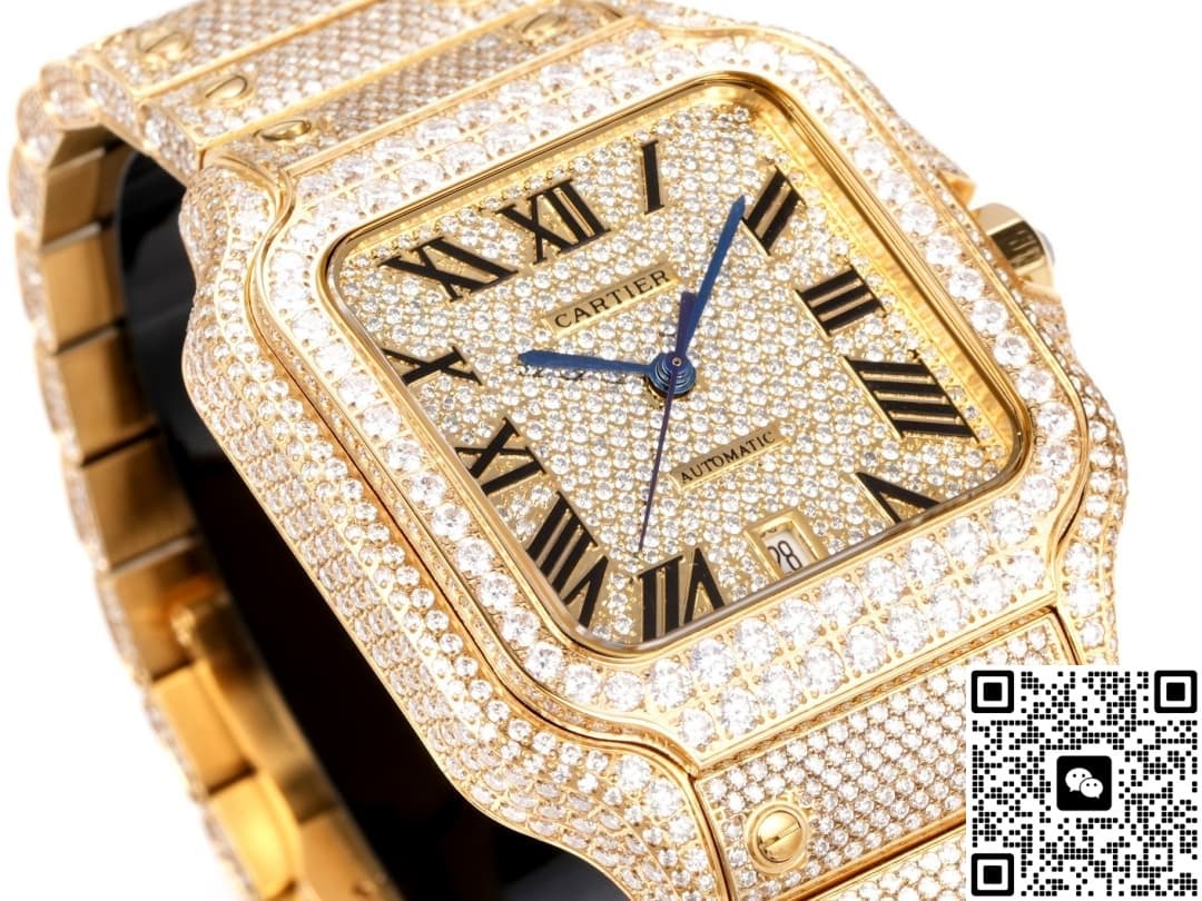 Cartier Santos F4 Factory Diamond-Set Case