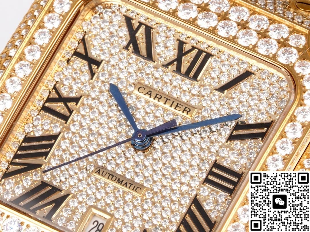Cartier Santos F4 Factory Diamond-Set Case