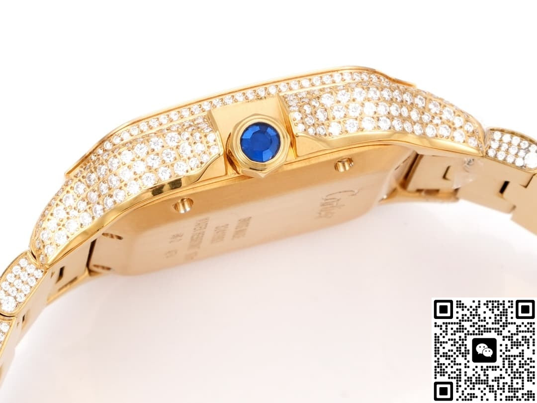 Cartier Santos F4 Factory Diamond-Set Case
