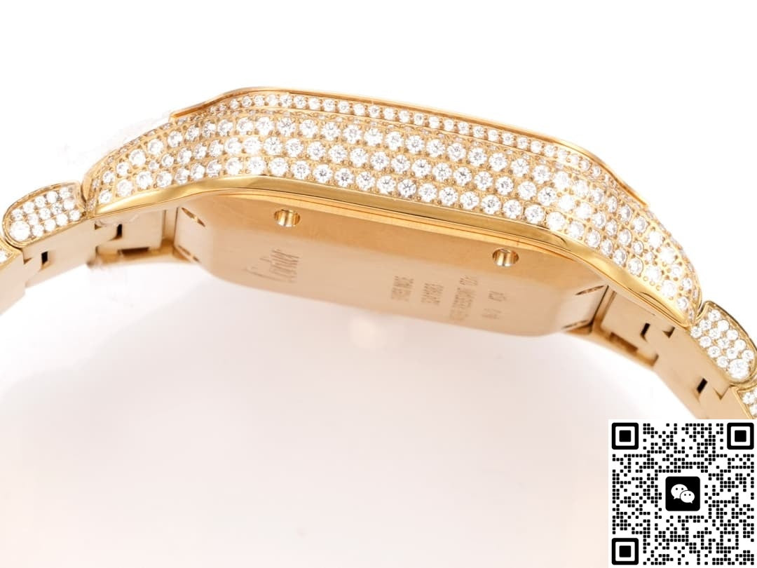 Cartier Santos F4 Factory Diamond-Set Case