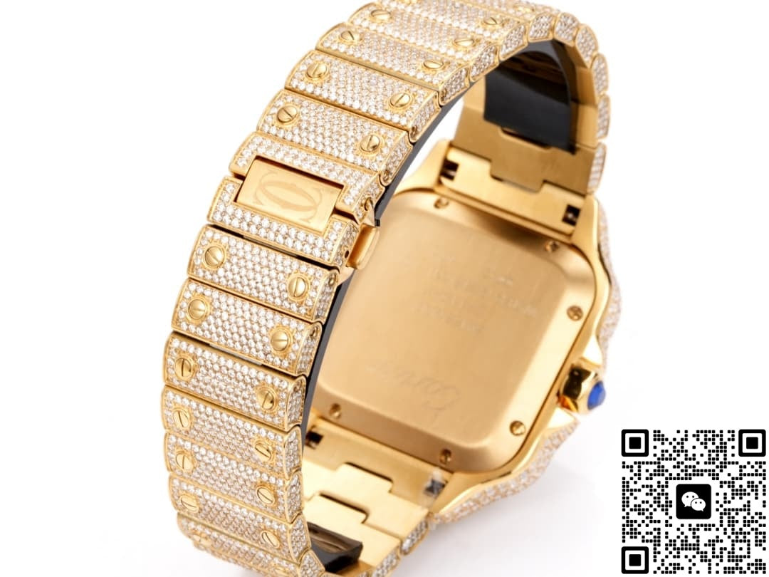 Cartier Santos F4 Factory Diamond-Set Case