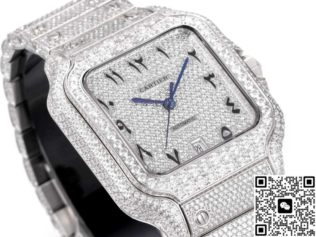 Cartier Santos F4 Factory Sapphire Crystal