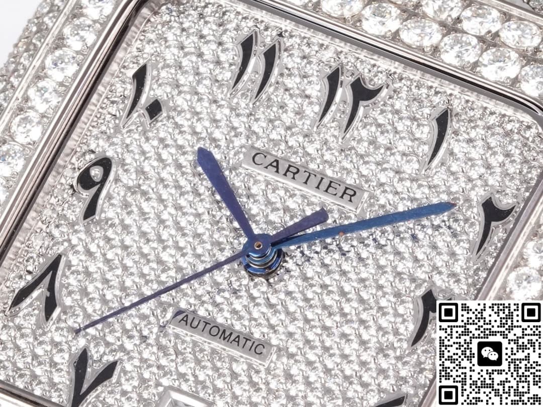 Cartier Santos F4 Factory Sapphire Crystal