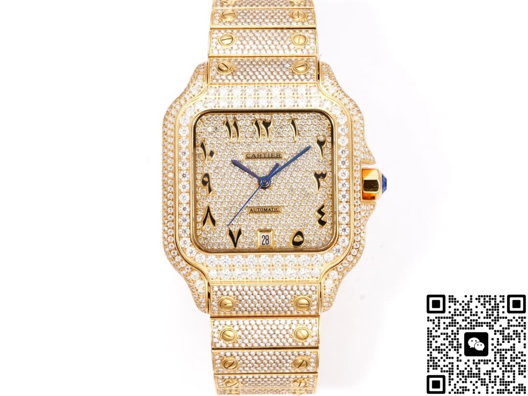Cartier Santos F4 Factory Date Display