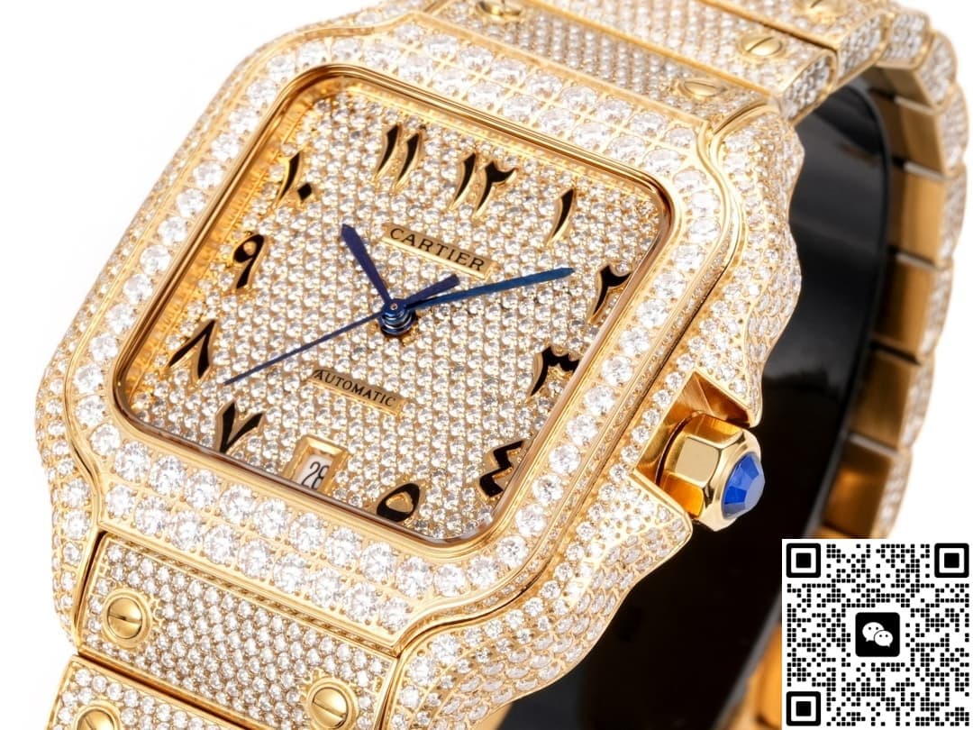 Cartier Santos F4 Factory Date Display